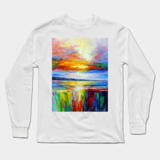 On the edge of a bright abyss Long Sleeve T-Shirt